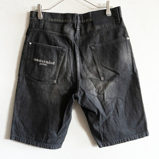 mastermind JAPAN x THEATER8 Distressed Denim Shorts Size S