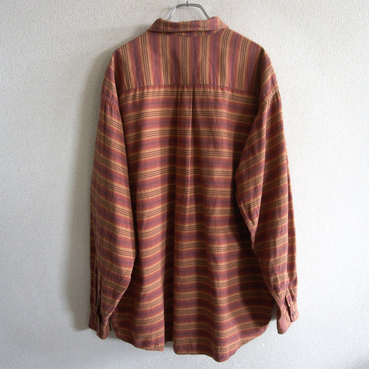 PATAGONIA 00s Striped Cotton Shirt Portugal Made Size L