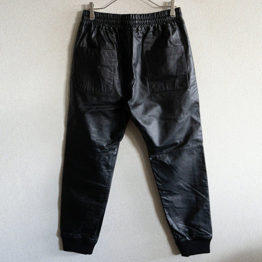 Onward Kashiyama Horsehide Leather Pants Black Size M