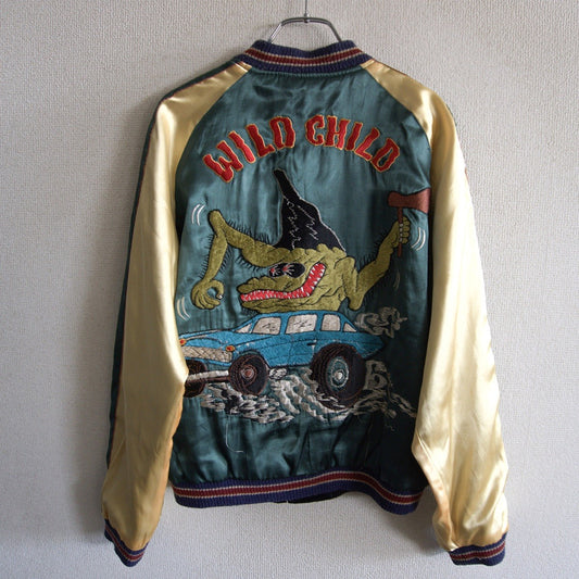 TAILOR TOYO Reversible Embroidered Souvenir Jacket Size M