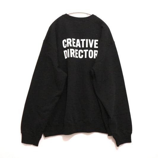 ANCHOR INC. 25SS Crewneck Back Sweatshirt Black Size XL