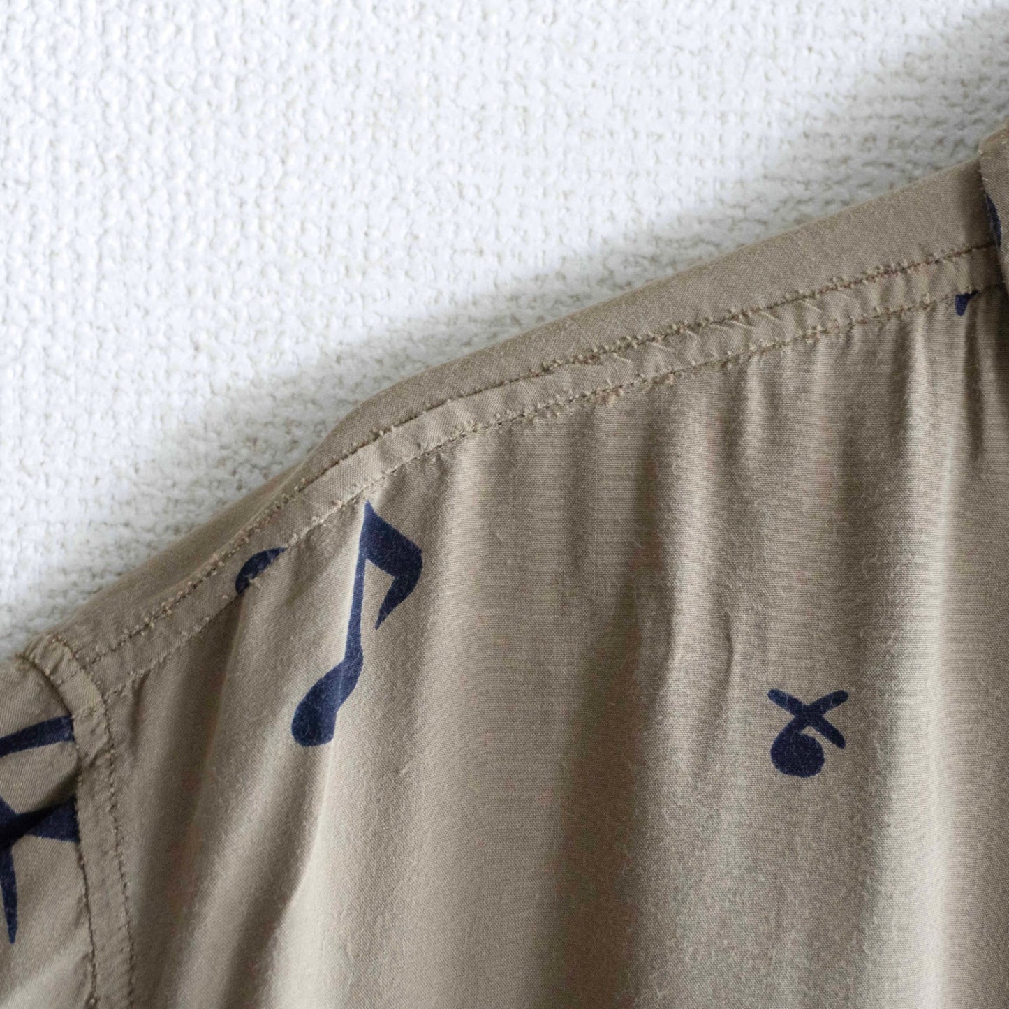 BONEVILLE 80s-90s Archive Music Note Rayon Shirt Size 5