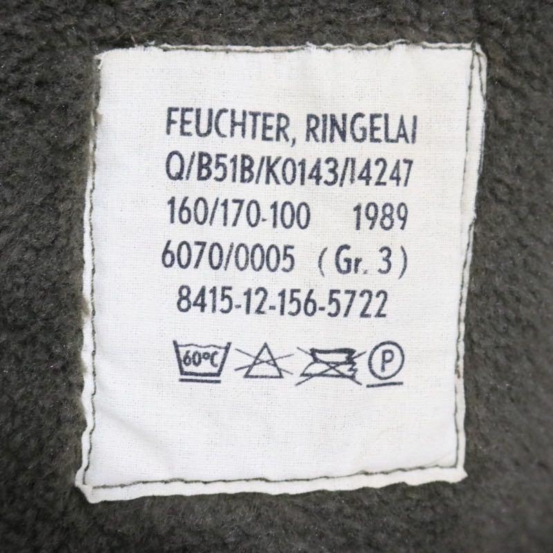 MILITARY 80s German Army Field Parka Olive Jacket Size GR.3