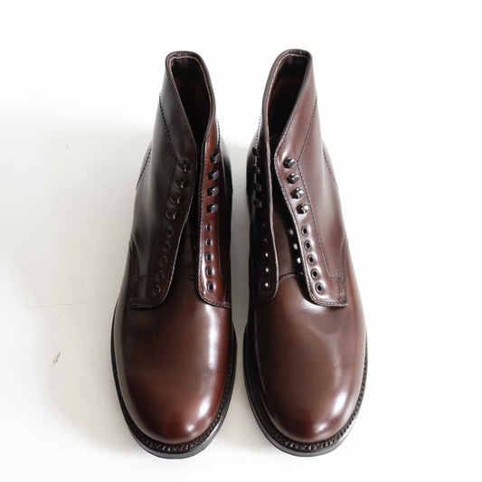 ALDEN N9801H Military Plain Toe Boots Calf Leather Size 8D