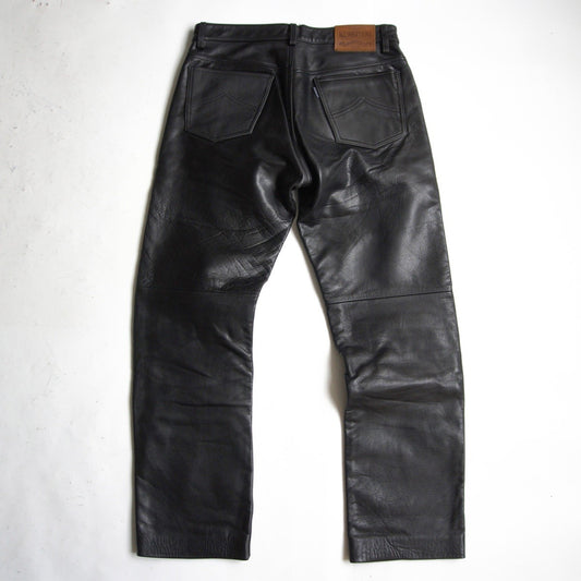 KUSHITANI Black Leather Pants Size LL