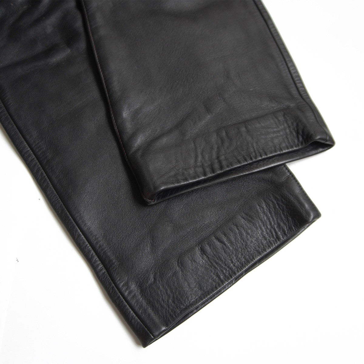 KUSHITANI Black Leather Pants Size LL