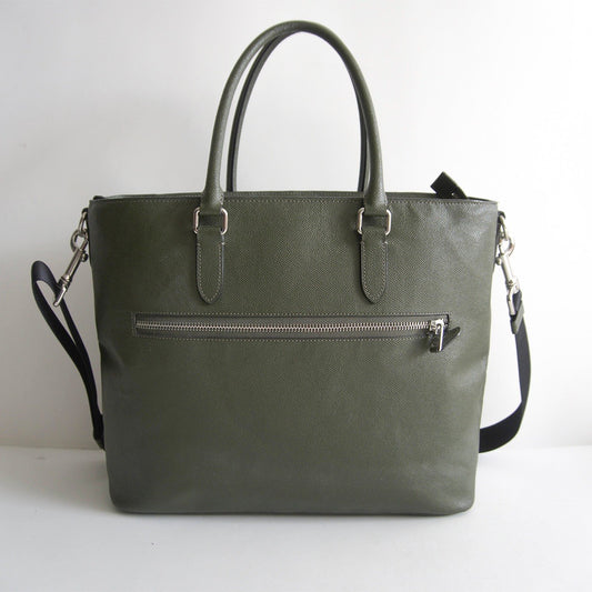 COACH C2842 2-Way Beckett Leather Tote Bag Khaki