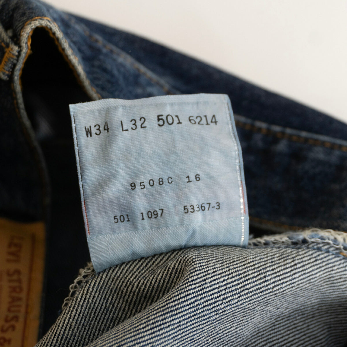 LEVI'S 90s USA Made 501 Denim Jeans Size 34×32
