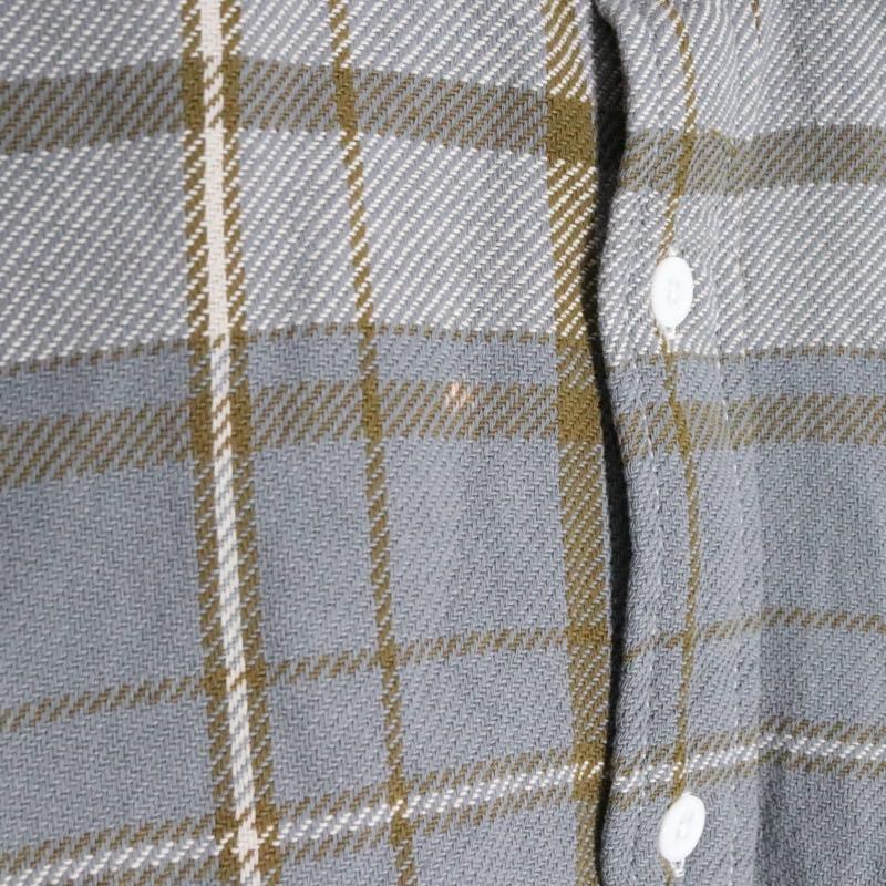 THE NORTH FACE PURPLE LABEL Flannel Plaid Shirt Khaki Size L