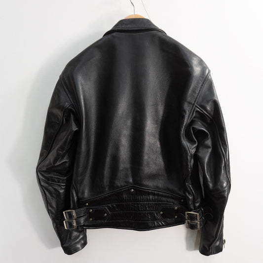 VANSON DOMINATOR Heavy Double Rider Leather Jacket Size 42