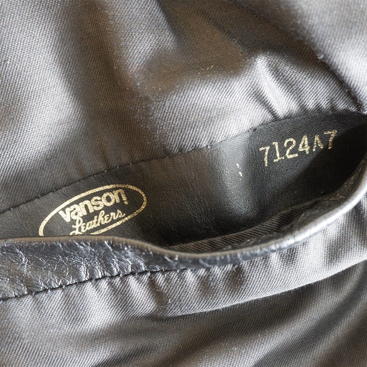 VANSON DOMINATOR Heavy Double Rider Leather Jacket Size 42