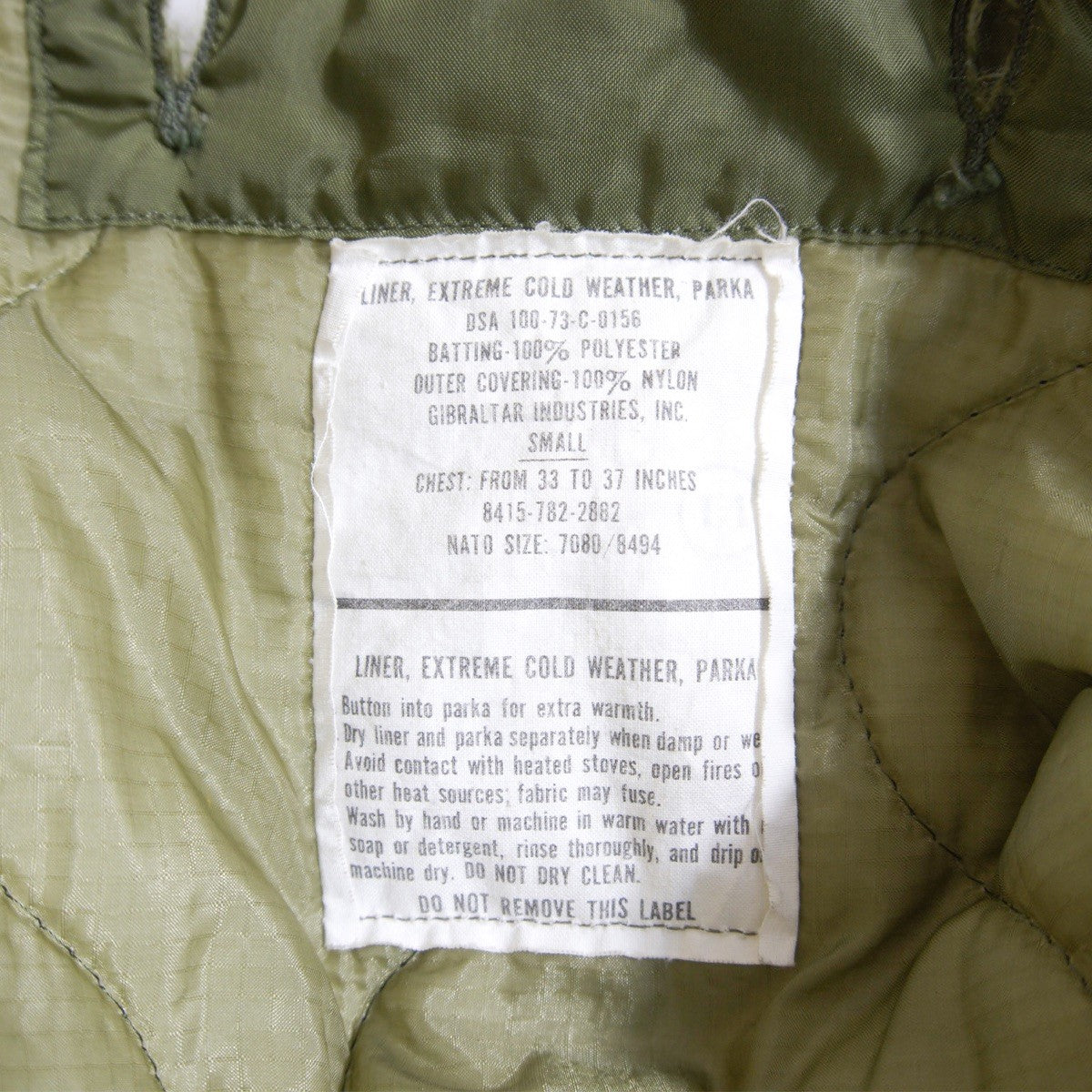 US ARMY 74s M-65 Fishtail Parka Mods Coat Size S