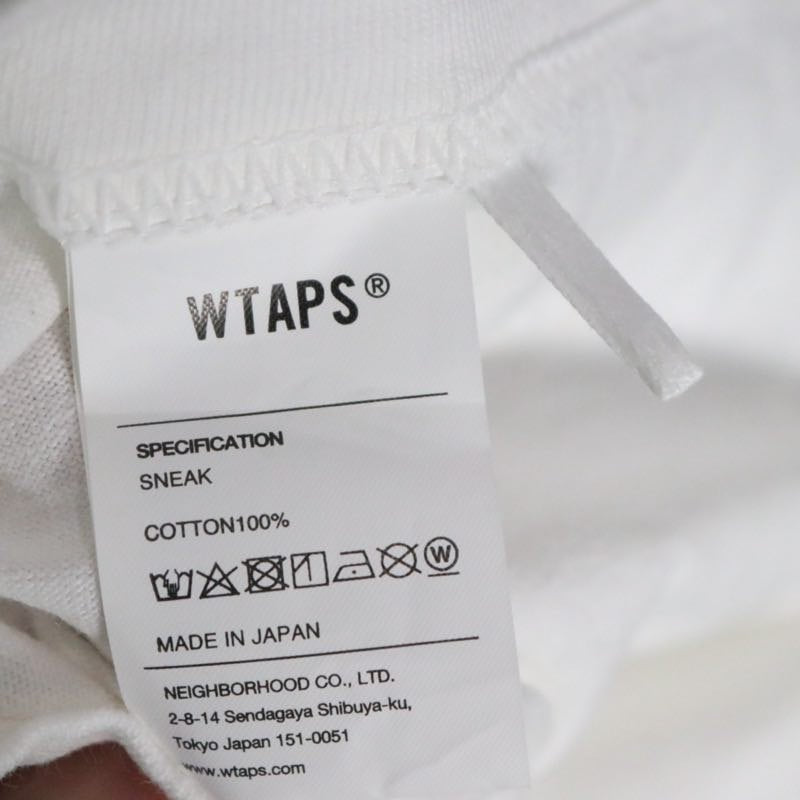 VNS Censored Logo Graphic Cotton T-Shirt White Size 03