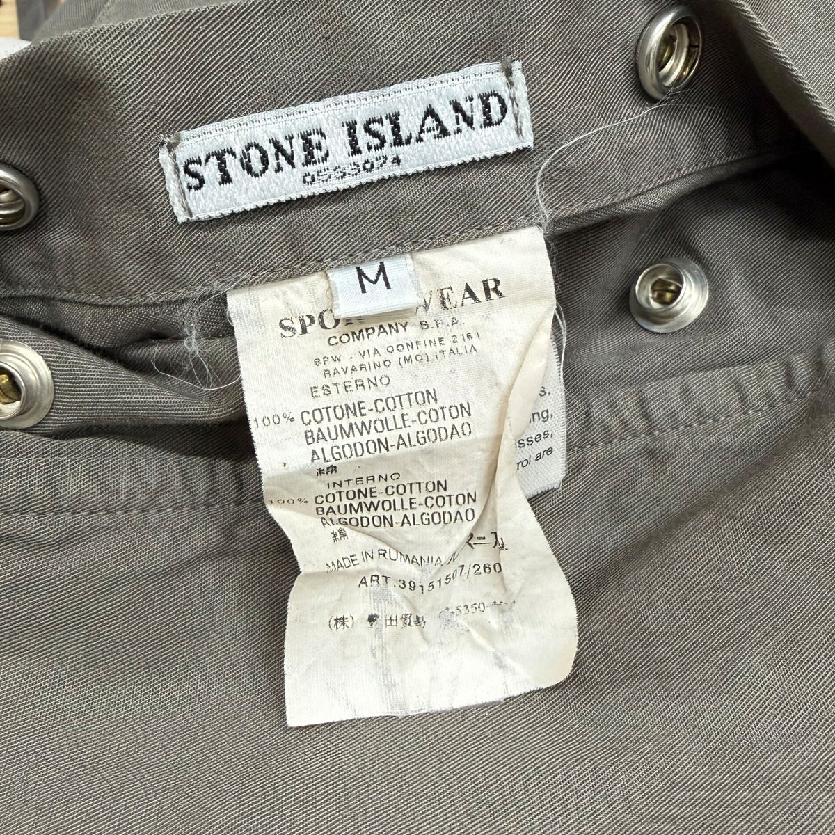STONE ISLAND 03AW Reversible Cotton Jacket Archive Size M