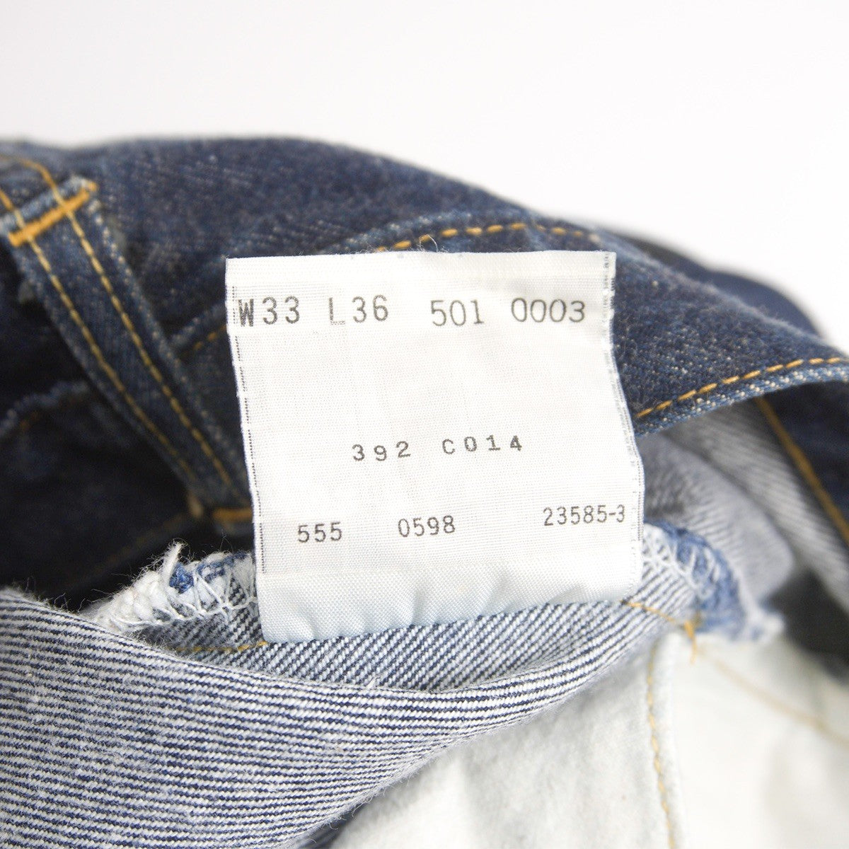 LEVI'S 501XX Big E Valencia Made in USA Jeans Size 33