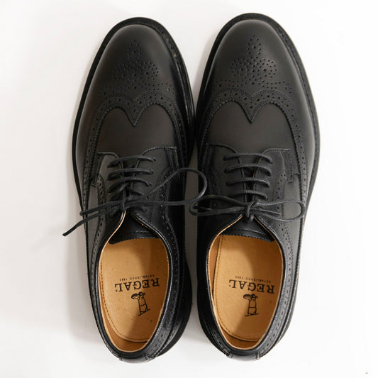 REGAL Wingtip Leather Shoes Size 25.5