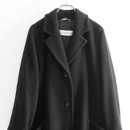 MAX MARA White Tag Wool Cashmere Long Coat