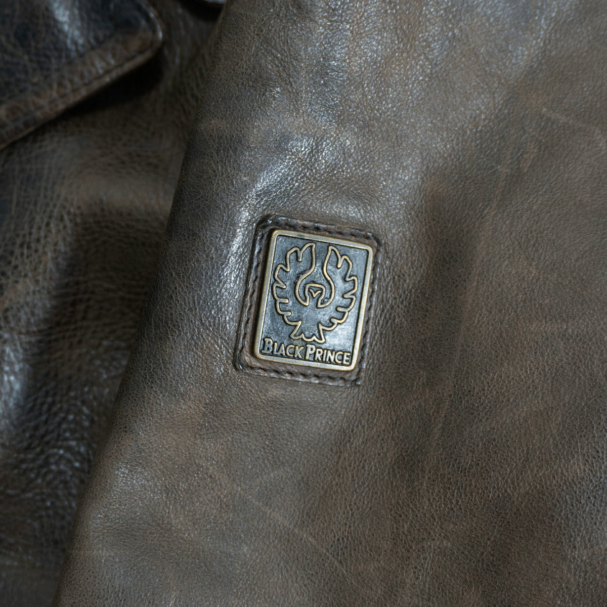 BELSTAFF Black Prince Vintage Leather Riders Jacket Size S