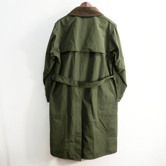 BARBOUR Non-Oil 2 Layer Trench Coat Khaki Size 40
