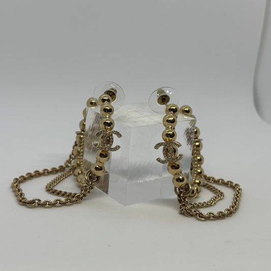 Dior J'ADIOR Faux Pearl Gold Earrings Size ONE SIZE