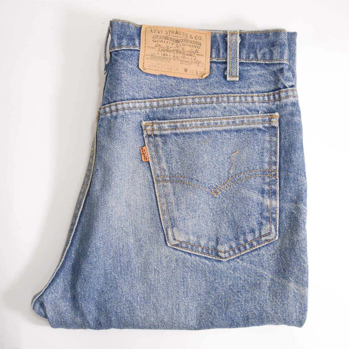 LEVI'S 80s USA Made 517 Flare Denim Jeans Size 34×30