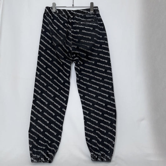 Alexander Wang All-Over Print Black Jeans Size XS