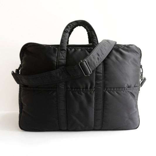 PORTER Tanker Nylon 2-Way Shoulder Bag Black