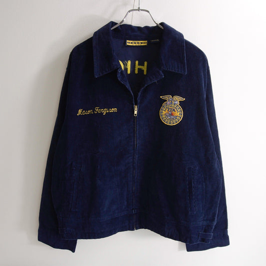FFA OHIO Corduroy Embroidered Work Jacket Size 48