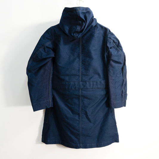 MISTER FREEDOM Indigo Jungle Cloth M-17 Parka Size S
