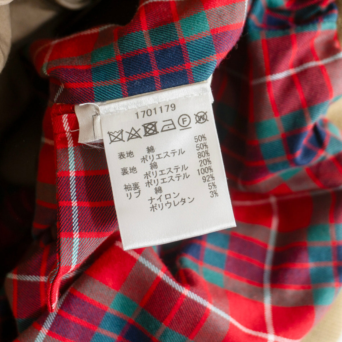 BARACUTA G9 Harrington Jacket Tan Size 46