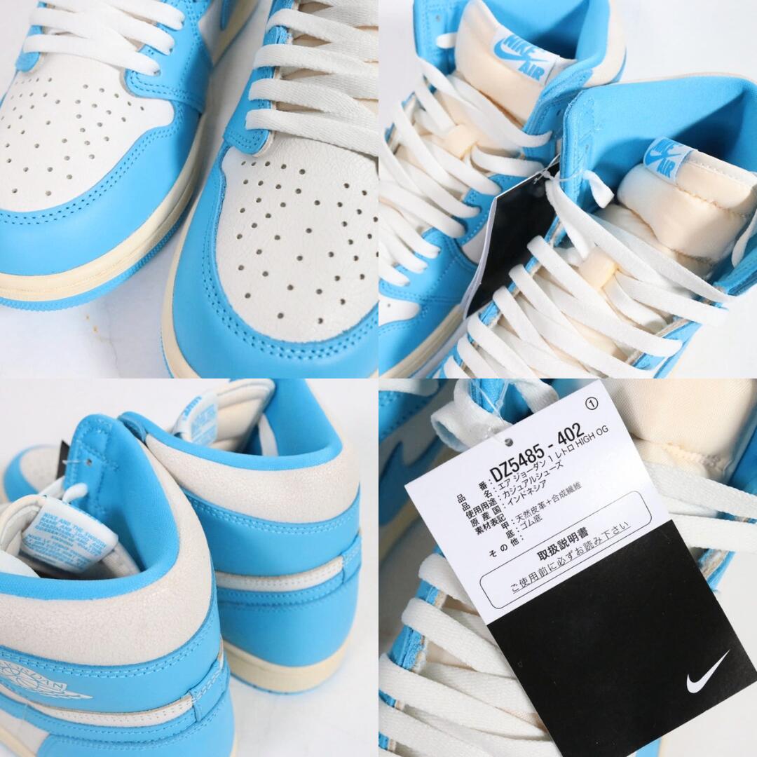 NIKE 25SS Air Jordan 1 Retro High UNC Sneakers Size 29.0cm
