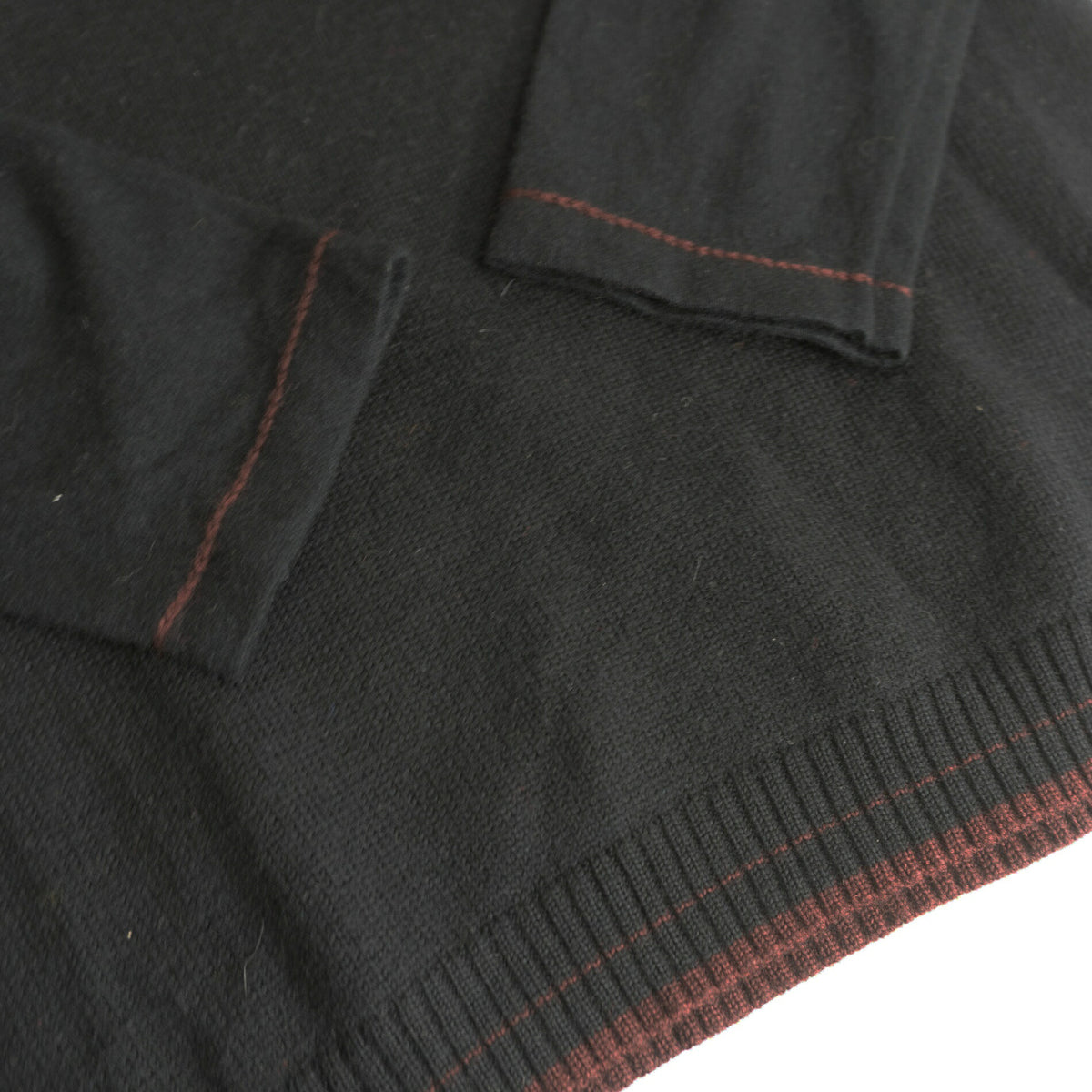 Y's for men Black Sleeve Panel Knit Sweater Size 3