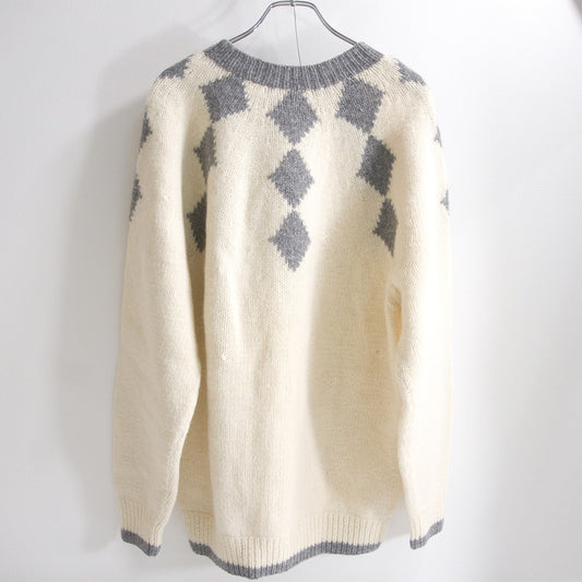 GOOD ENOUGH Design Wool Knit Sweater Size L