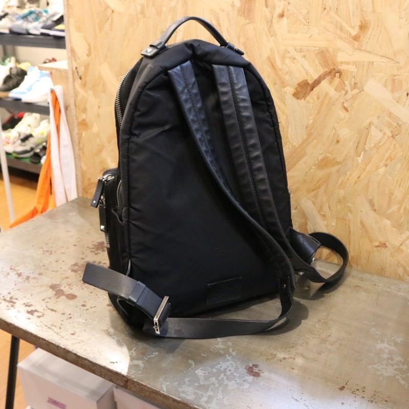 VALENTINO GARAVANI Nylon Backpack Black Size W30/H40/D12