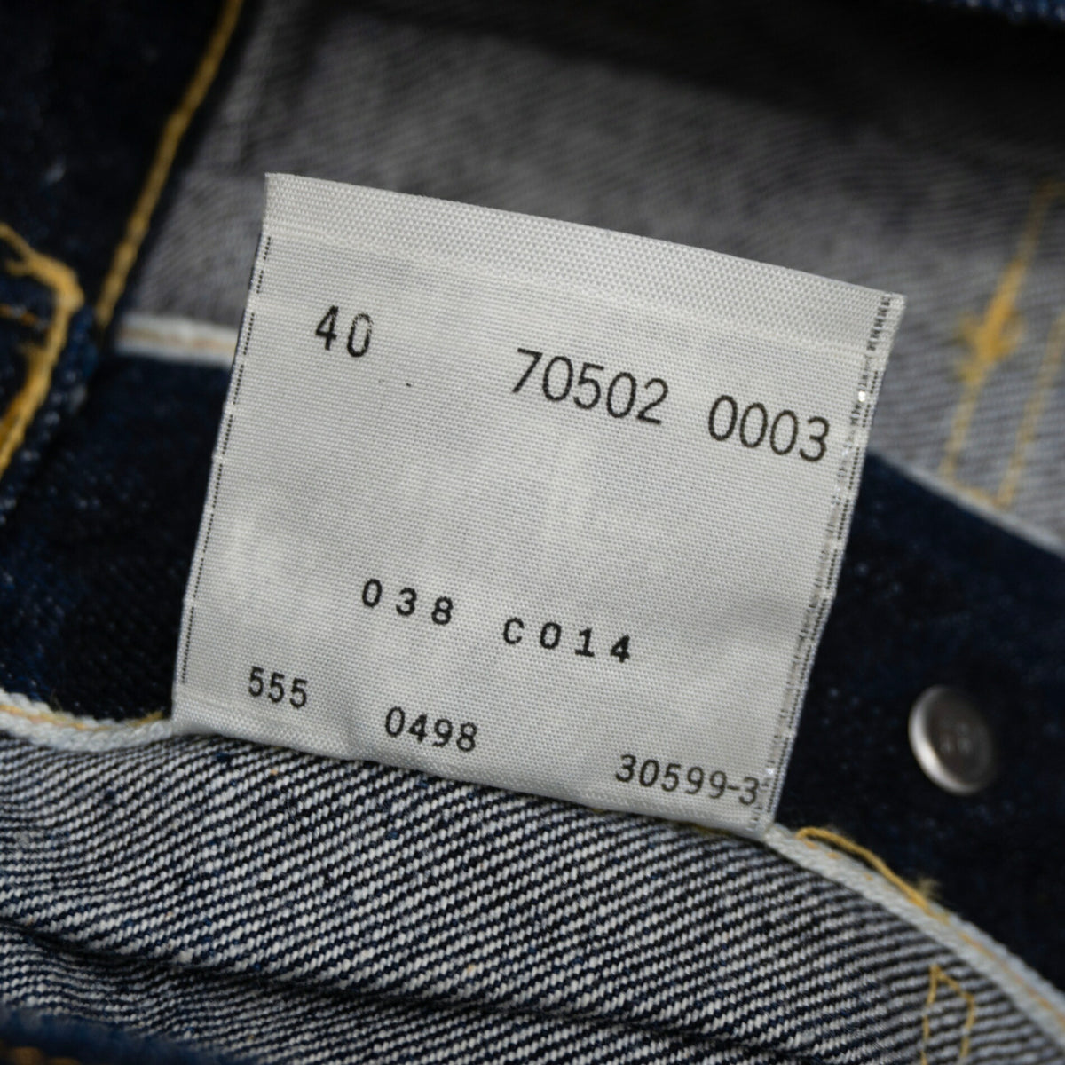 LEVI'S 507XX Big E Type II Denim Jacket Made in USA Size 40