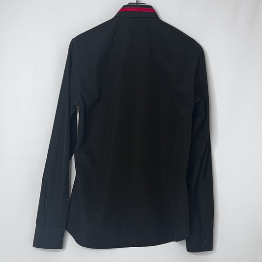 GIVENCHY Star Embroidered Dress Shirt Black Size 37