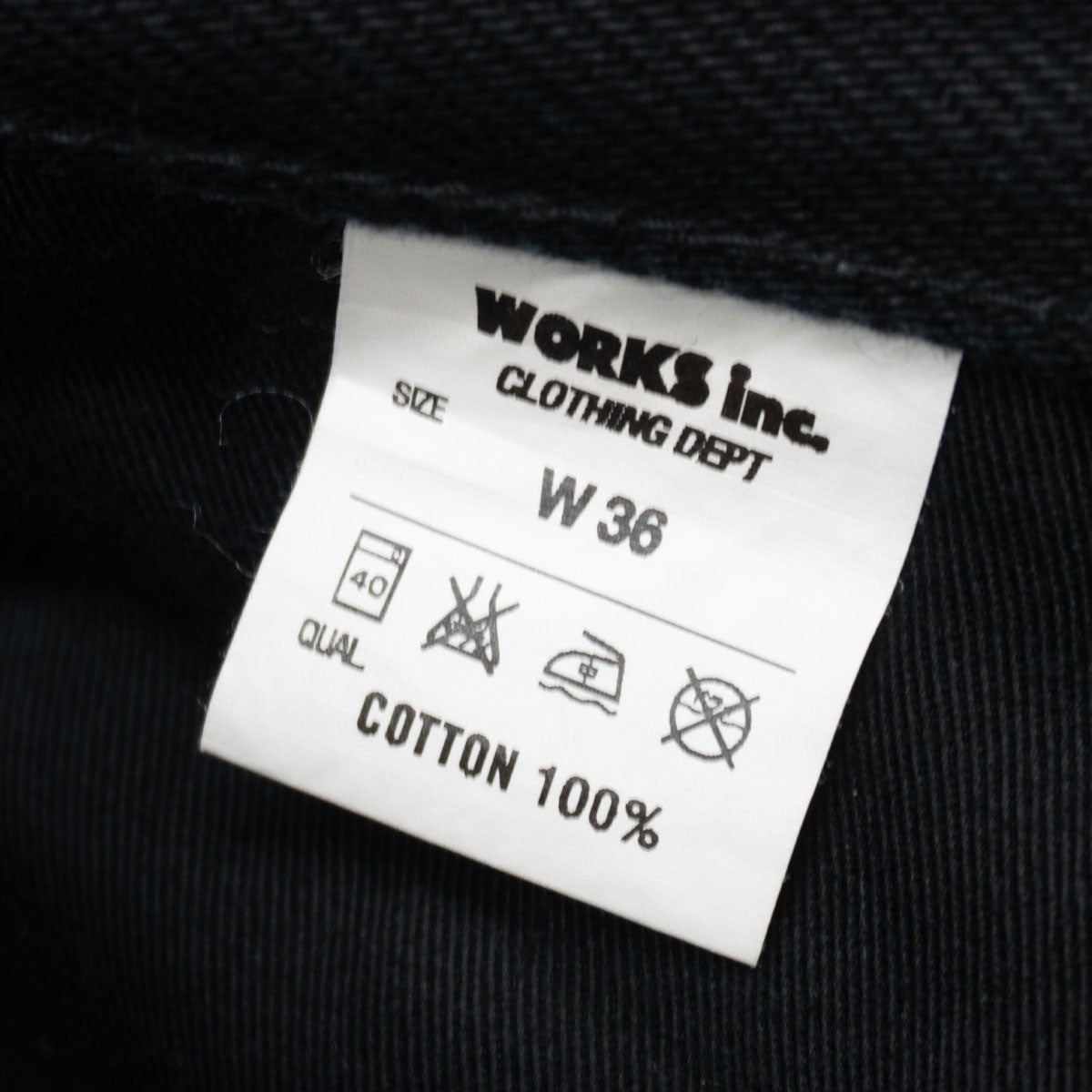 IRON HEART 21oz Black Armour Straight Denim Jeans Size W36