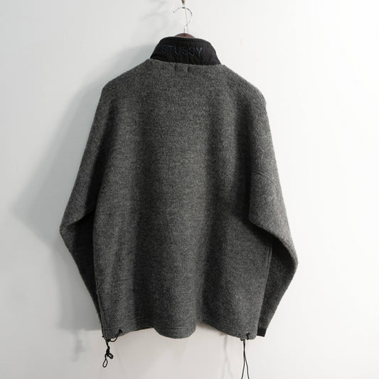 OLD STUSSY 90s Navy Tag Fleece Jacket Size L