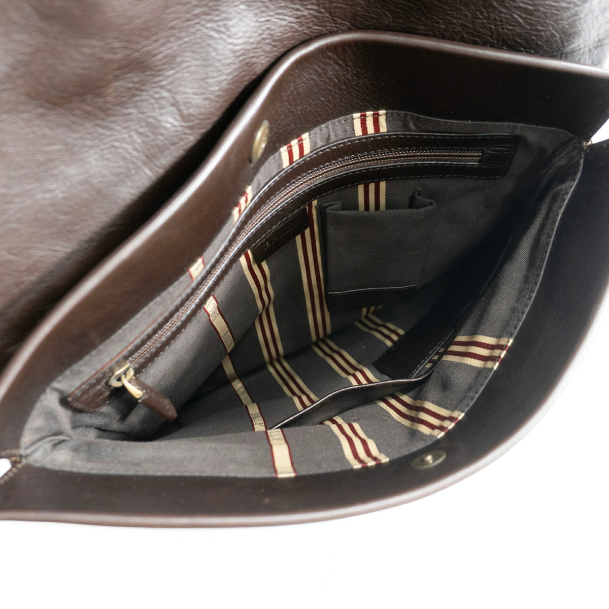 BALLY Trainspotting Leather Shoulder Bag Brown