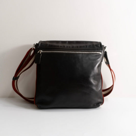 BALLY Brown Leather Shoulder Bag