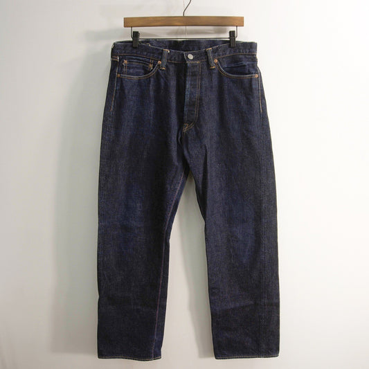 Momotaro Jeans 1005SP Mid-Straight Denim Indigo Blue Size 33