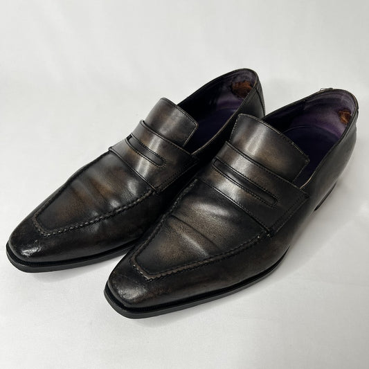 Berluti Andy Loafers Neo Grigio Brown Size 27.5cm