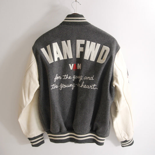 VAN JAC Leather Sleeve Gray Size M
