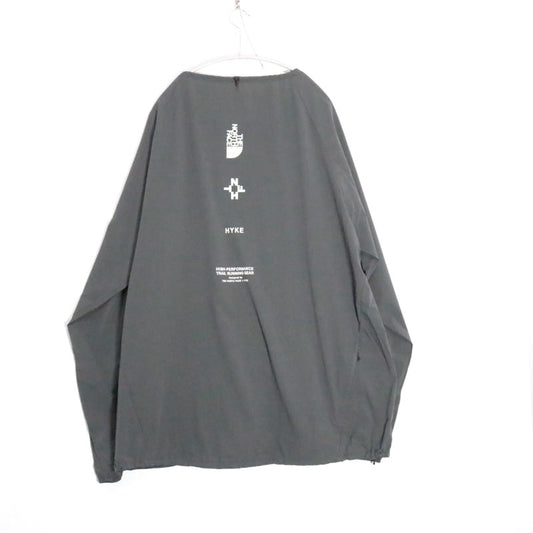 THE NORTH FACE HYKE 24SS Trail Wind Crew Shirt Gray Size L