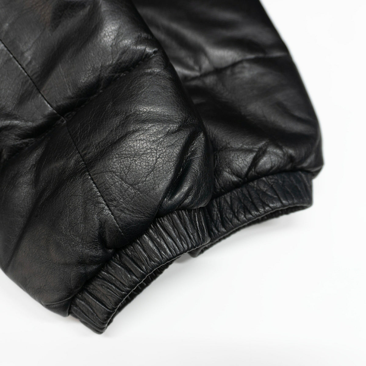 WIND ARMOR Leather Down Jacket Black Size L