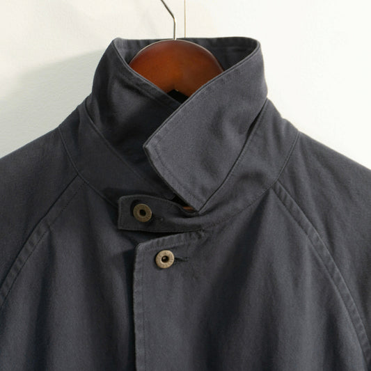 NIGEL CABOURN Halftex Balmacaan Coat Navy Size 48