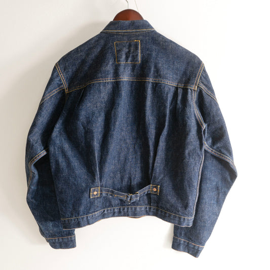 EVISU WWII 1st Type Denim Jacket Dark Wash Size 40