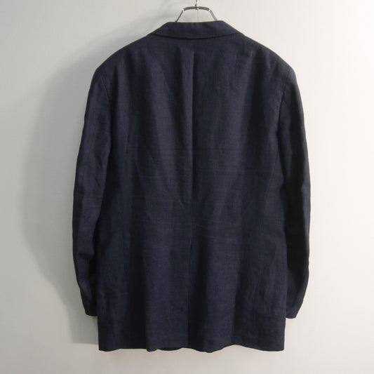 POLO RALPH LAUREN Linen Tailored Navy Blazer Size 96A6