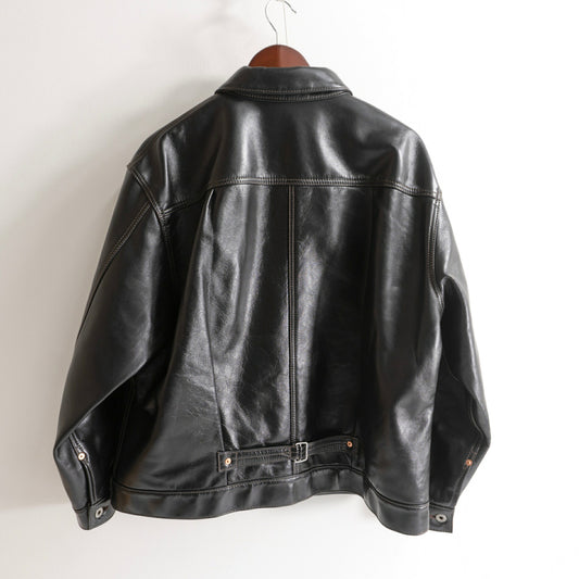 WAIPER Y'2 Leather Horsehide WWII T-Back Jacket Size 48