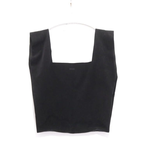 stein 20AW Black Faux Suede Fake Leather Tote Bag Size FREE